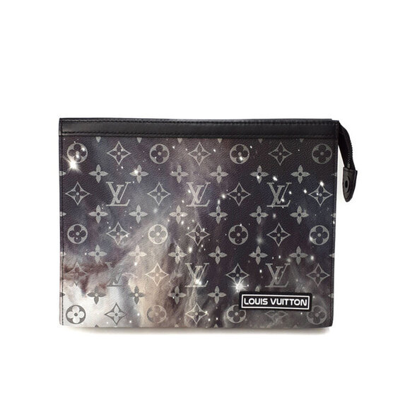 Louis Vuitton Monogram Galaxy Pochette Voyage Clutch Bag
